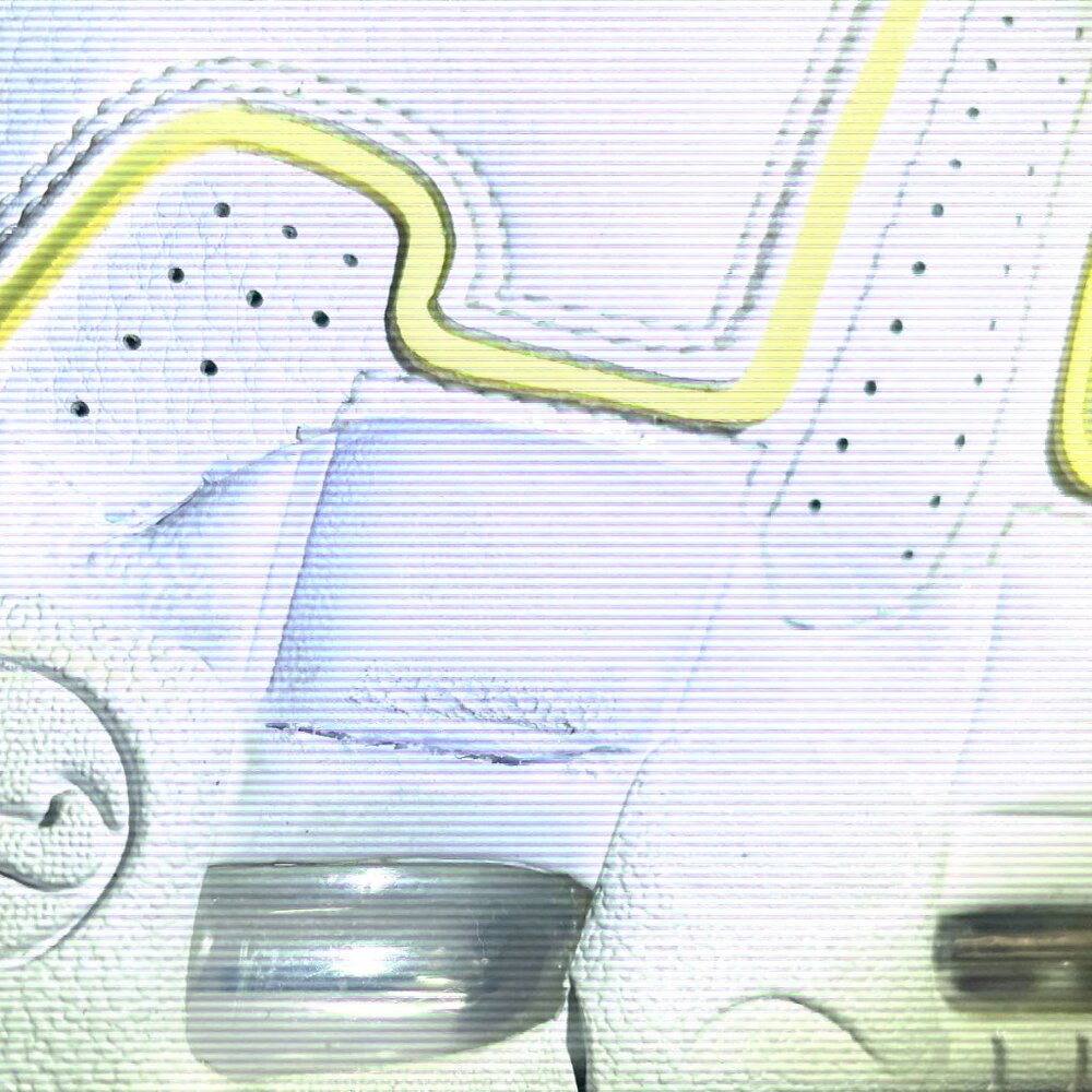 Nike Air Womens More Uptempo Light Citron Size 6.5 - Picture 13 of 13